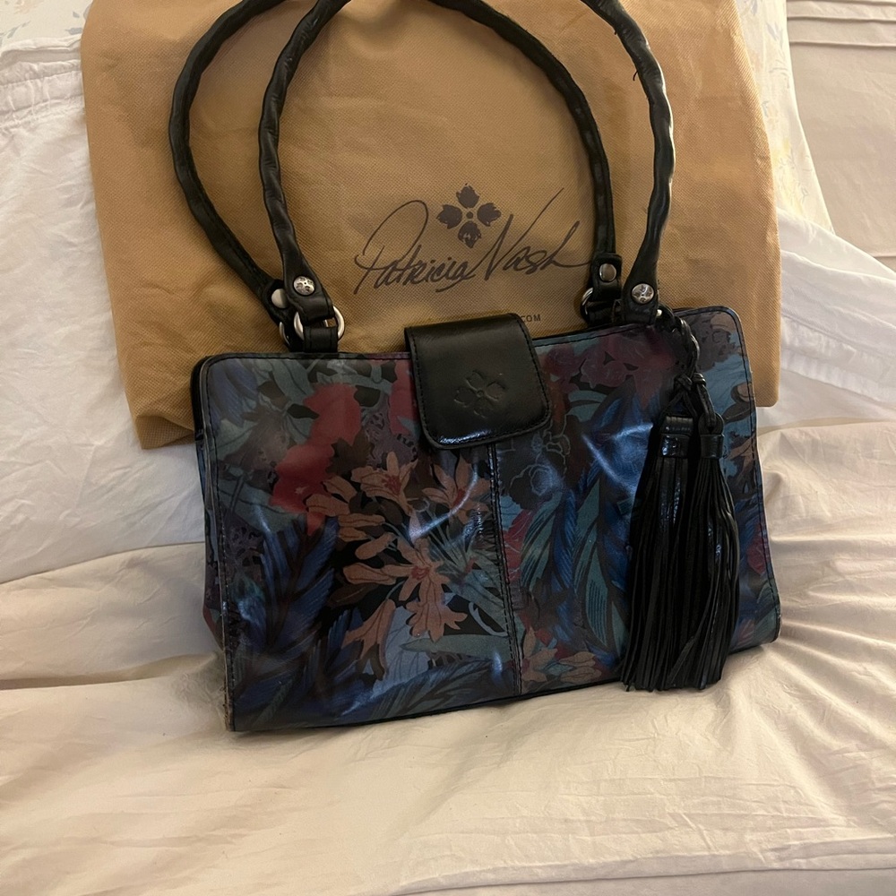 Patricia Nash Multicolor Floral Shoulder Bag NWOT has bag - Picture 13 of 14